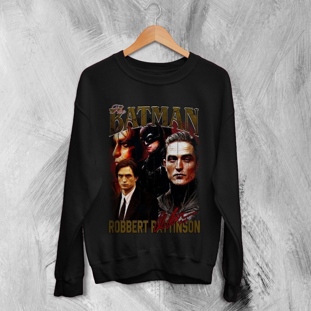 Batman Sweatshirt Robert Pattinson Sweater The Batman Movie 17